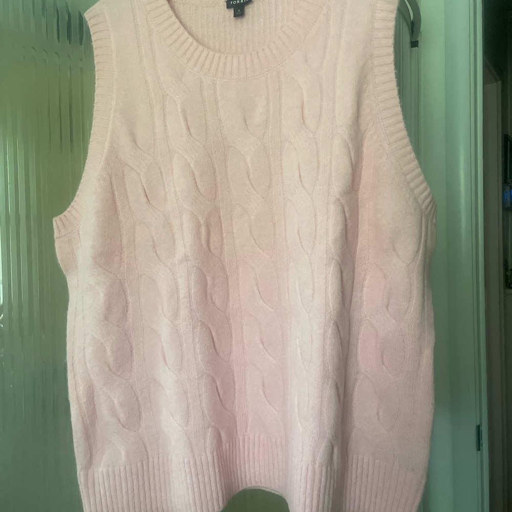 NWT Torrid Sleeveless Sweater- vegan cashmere size 4x - Picture 4 of 7